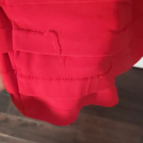 Red One Shoulder bodycon dress - Picture 3 of 4